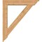 Ekena Millwork Traditional Traditional Smooth Bracket w/ Offset Brace, Western Red Cedar, 7 1/2"W x 42"D x 48"H BKT0806X42X48TRA01SWR - alternate 4